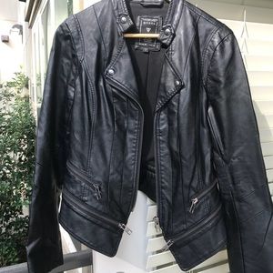 NWOT Guess Leather Jacket